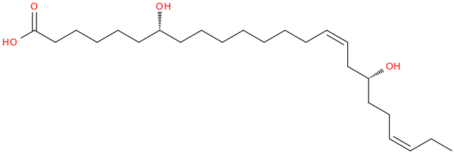 (7r,15z,18r,21z) 7,18 dihydroxytetracosa 15,21 dienoic acid